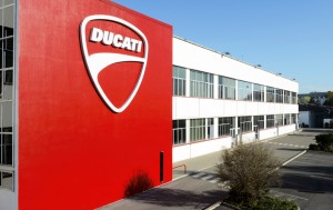 L'ingresso del quartier generale Ducati 