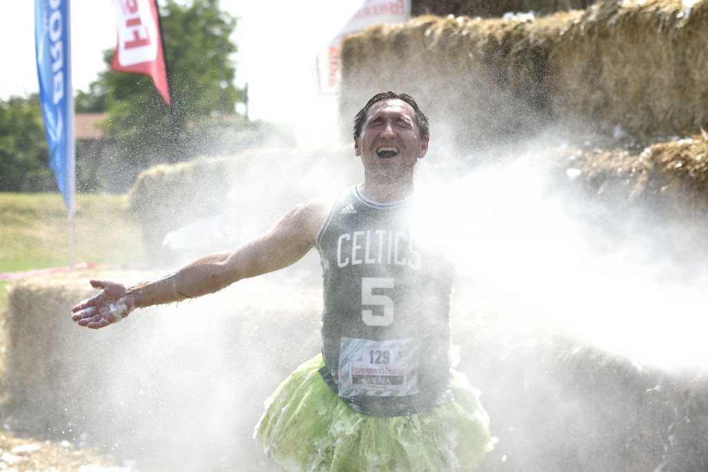 Fisherman's Friend Strongmanrun Sprint 2015. San Vittore Olona (MI ), 06 Giugno 2015. ANSA/FLAVIO LO SCALZO