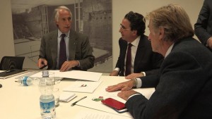 Un momento dell'incontro a Tor Vergata dei vertici CONI e Roma2024 (foto tratta da pagina FB di Roma2024)