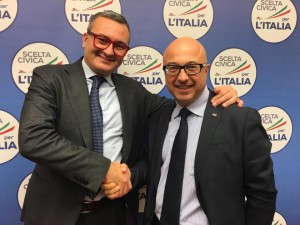da sinistra - Enrico Zanetti neo viceministro al MEF e Antimo Cesaro neo settosegretario al MIUR