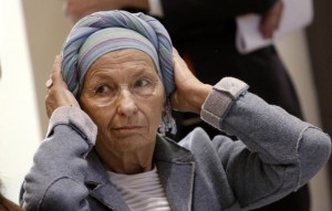 Emma Bonino in una foto recente tratta dal web