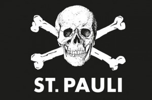 Il logo dei pirati, marchio unofficial del St.Pauli (Bundesliga2)