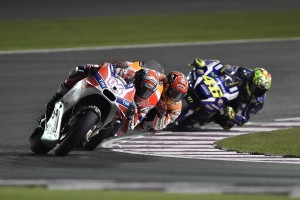 Un momento della gara di Losail (prima prova del Motomondiale 2016/17)