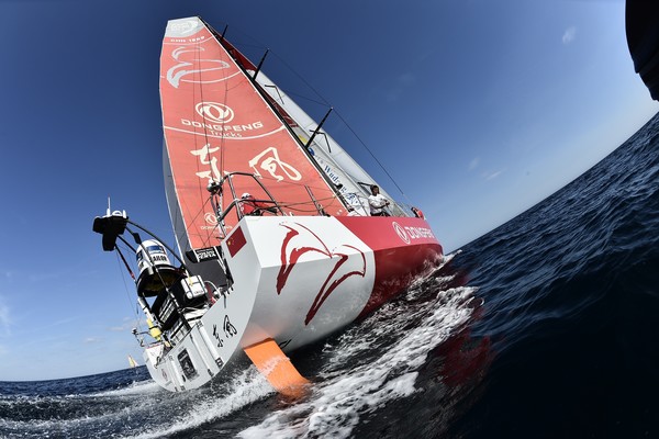 June 16, 2015. Start of Leg 9 from Lorient to Gothenburg: Dongfeng Race Team