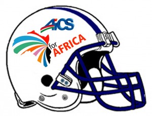 Un casco da football americano dell'AICS a sostegno delle squadre africane