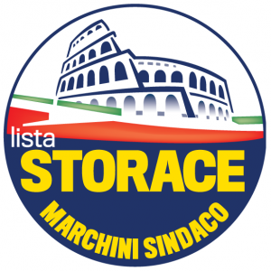 Il logo della lista Storace a sostegno di Alfio Marchini sindaco