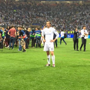 L'attaccante da 100 milioni di euro, il gallese Gareth Bale, prima dei tiri di rigori