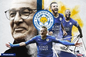 L'immagine visual dedicata da Sky Sport su Twitter alla vittoria della Premier league da parte del Leicester di Ranieri
