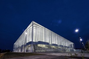 Una immagine del nuovo stadio di Bordeaux, sede ufficiale di gare di Euro2016
