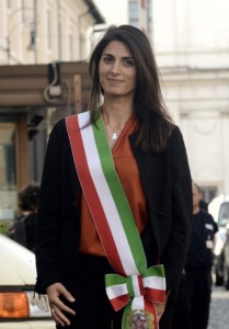 La neo sindaca di Roma Capitale, Virginia Raggi (M5S) in una foto tratta da Facebook