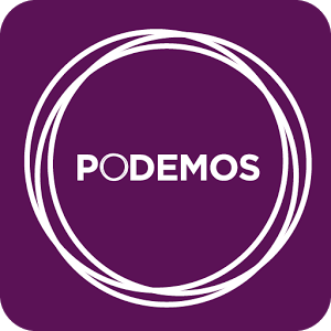 Il logo di "Podemos" partito lanciato da Pablo Iglesias