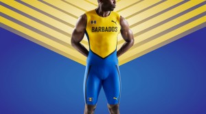 L'immagine della divisa da gara delle Barbados a Rio2016 (prodotta da Puma)
