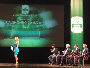 Un momento della presentazione della nuova stagione calcistica della serie B Conte.it