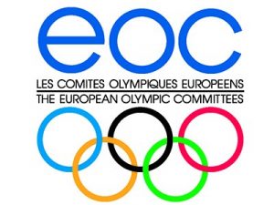 Il logo dei Comitati Olimpici Europei (EOC)