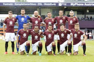 Foto LaPresse - Fabio Ferrari 06/08/2016 Salisburgo ( Austria ) Spo, Calcio Ritiro Estivo Torino FC - Torino - Hull City - Gara Amichevole - Stadio Myphone Nella foto: formazione Photo LaPresse - Fabio Ferrari 06/08/2016 Salzburg ( Austria ) Spo,Soccer Pre season summer camp Torino FC - Torino - Hull City - Friendly Match - Myphone Stadium In the pic: team