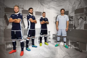 Ciro Immobile, Marco Parolo, Lucas Biglia, Federico Marchetti03-08-2016 RomaPresentazione della seconda maglia Lazio 2016-2017@ Marco Rosi / Fotonotizia