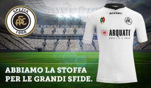 Un soggetto della campagna adv di Arquati a supporto dello Spezia calcio