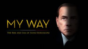 Una immagine del promo su "My Way" docu-film su Silvio Berlusconi