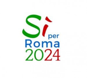Il logo di "Sì per Roma2024" lanciato da Scelta Civica a sostegno del progetto della candidatura olimpica