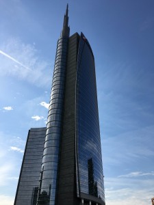 Un'immagine delle Towers Unicredit group di Milano - headquarter italiano