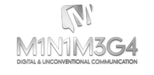 Il logo dell'agenzia di comunicazione digitale Minimega