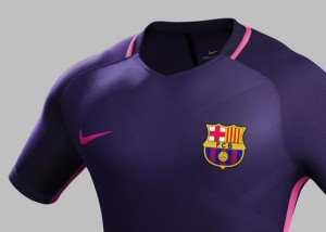 La nuova maglia (rendering) del Barcelona FC prodotta da Nike (stagione 2016/17)