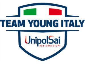 Il logo del progetto "Team Young Italy" firmato da Unipol Sai sponsor dell'#ItaliaTeam olimpico