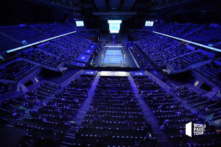 Una immagine di un impianto del World Padel Tour 2021